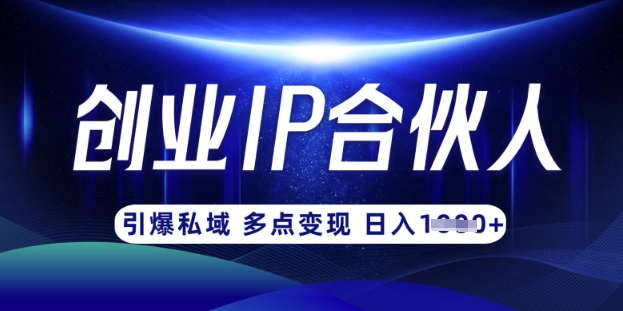 云帆·创业ip合伙人打造3.0，从0到1教你做网创，实现月入过W-梦清网创
