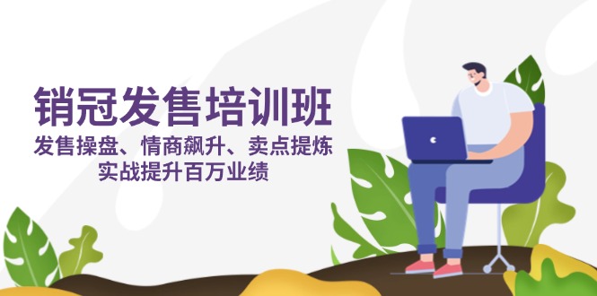 销冠 发售培训班：发售 操盘+情商 飙升+卖点 提炼，实战提升百万业绩-梦清网创
