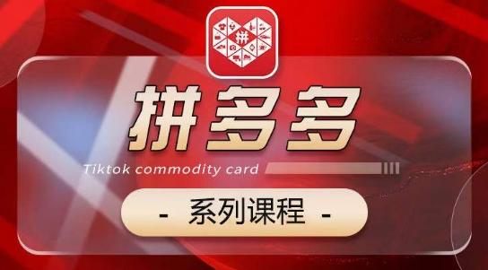 2024拼多多系列课，【基础】【运营】【活动】【推广】【玩法】5大模块-梦清网创