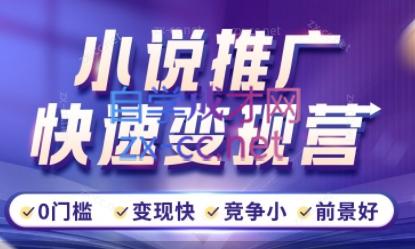 洲洲老师·小说推广快速变现营-梦清网创