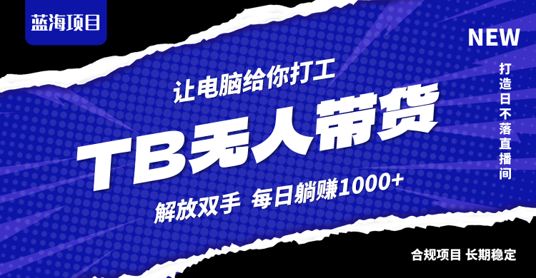 淘宝无人直播最新玩法，不违规不封号，轻松月入3W+-梦清网创