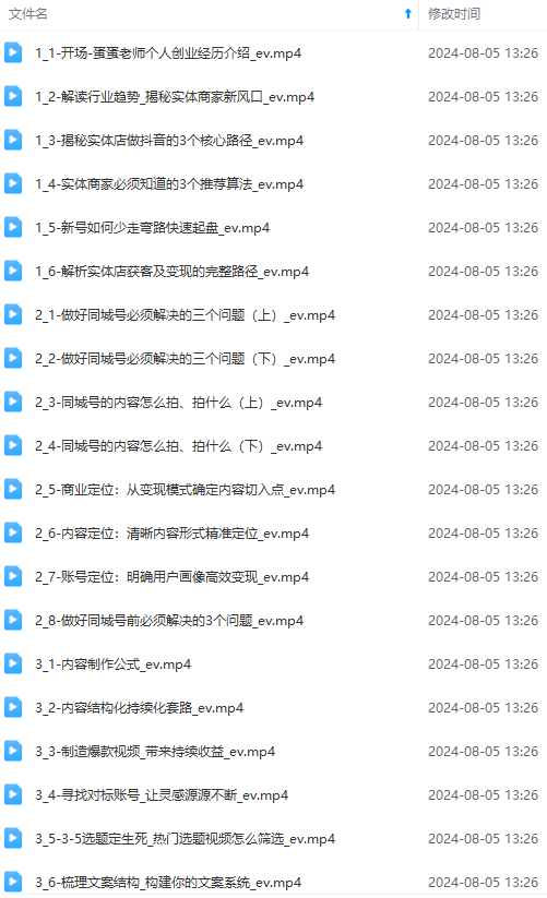 图片[1]-实体店老板获客特训营：认知、定位、文案、矩阵、直播、AI等(72节-梦清网创