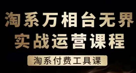 淘系万相台无界实战运营课，淘系付费工具课-梦清网创