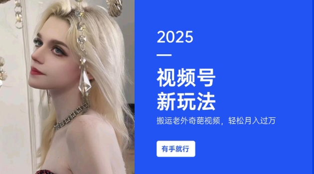 搬运老外奇葩视频，撸视频号分成计划收益，每天只需一小时，新手小白轻松月入过W-梦清网创