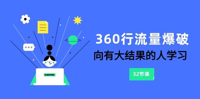 360行流量爆破，向有大结果的人学习(更新58节课)-梦清网创