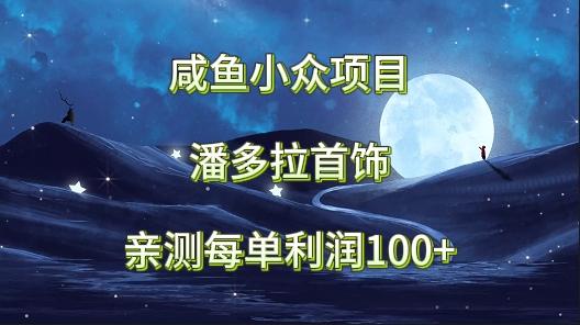 咸鱼小众项目，潘多拉首饰，亲测每单利润100+-梦清网创