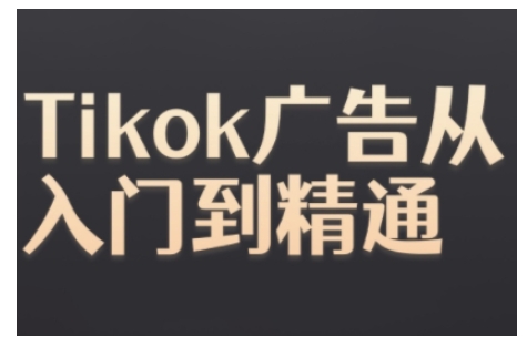 Tiktok Ads实操教程，Tiktok广告从入门到精通-梦清网创