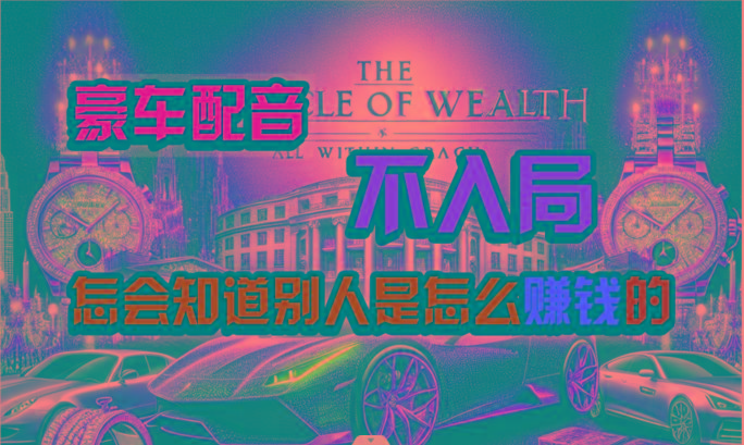炫富神器，简单无脑粘贴复制，闷声发财，当天见收益，无上限封顶-梦清网创