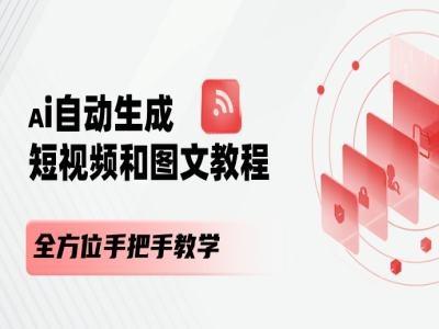 AI自动生成短视频和图文课程，全方位手把手教学-梦清网创