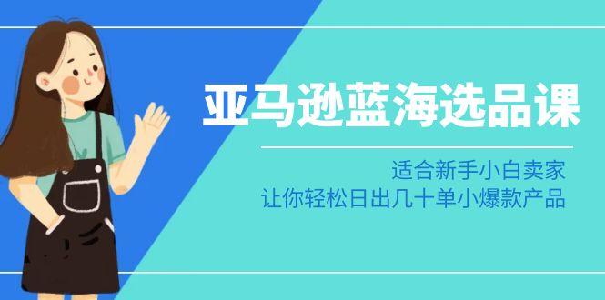亚马逊-蓝海选品课：适合新手小白卖家，让你轻松日出几十单小爆款产品-梦清网创
