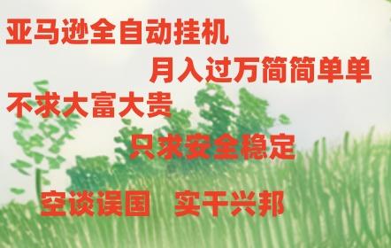 亚马逊全自动浏览挂机，，收益稳定且前景广阔-梦清网创