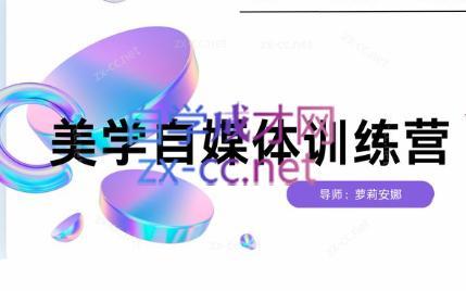 安娜·美学自媒体IP系统课-梦清网创
