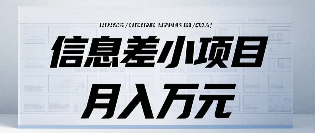 信息差小项目：国内外视频代下载，项目操作简单零成本零门槛月入过万-梦清网创
