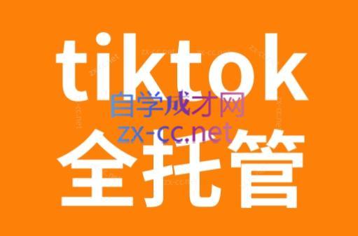 TikTok跨境电商全托管运营模式精品课-梦清网创