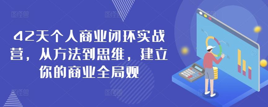 42天个人商业闭环实战营，从方法到思维，建立你的商业全局观-梦清网创