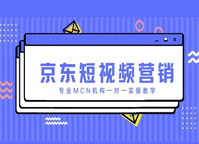 京东短视频营销项目，专业MCN机构一对一实操教学-梦清网创
