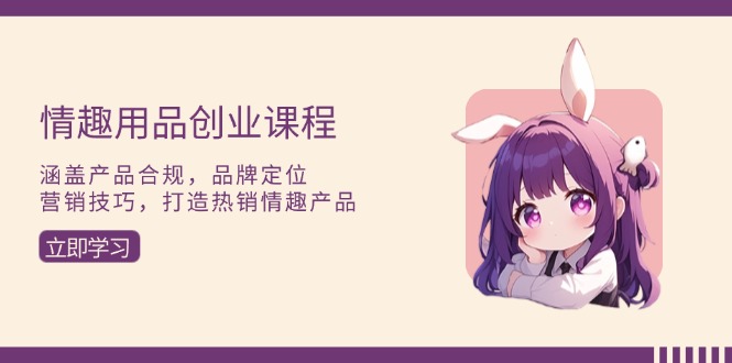 情趣用品创业课程：涵盖产品合规，品牌定位，营销技巧，打造热销情趣产品-梦清网创