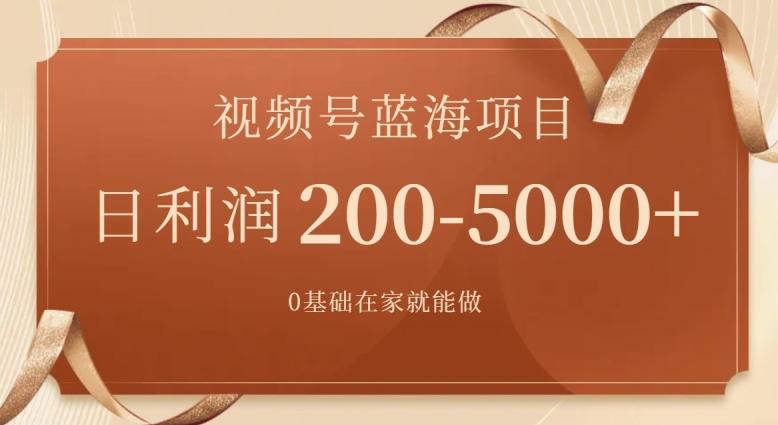 外边收费699视频号项目，最新玩法，简单好操作，一人可做，日四位数-梦清网创