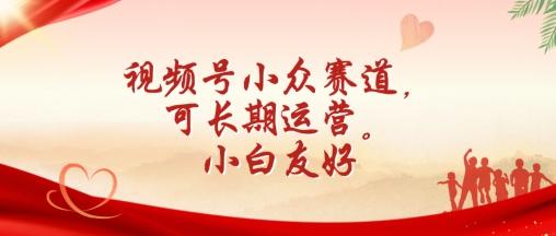 视频号小众赛道，可长期运营，小白友好【揭秘】-梦清网创
