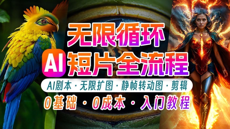 AI剪辑无限循环画面：新手轻松月入上万的秘技【揭秘】-梦清网创