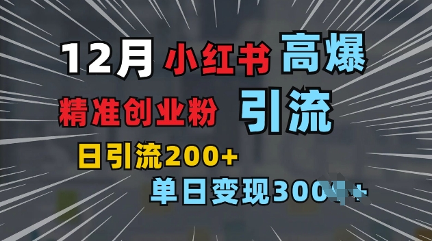小红书一张图片“引爆”创业粉，单日+200+精准创业粉 可筛选付费意识创业粉【揭秘】-梦清网创