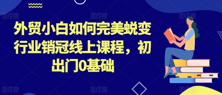 外贸小白如何完美蜕变行业销冠线上课程，初出门0基础-梦清网创