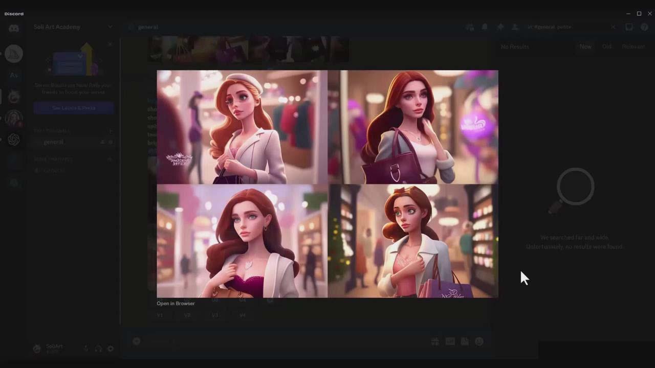 图片[5]-掌握 MidJourney V5 AI + ChatGPT创建一致的角色设计图像-22节课-中英字幕-梦清网创